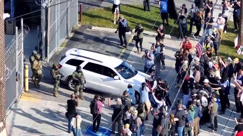 ICE drone footage shows anti-ICE protestors obstructing the duties of our officers and agents