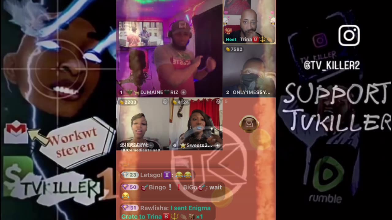 TRINA B MESSY CALLER SWEET 2 HAVE & KREAM NEW SHOW PT1