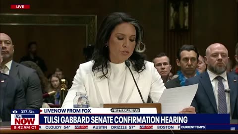 Tulsi Gabbard: "The American people elected Donald Trump as their president not once but twice."