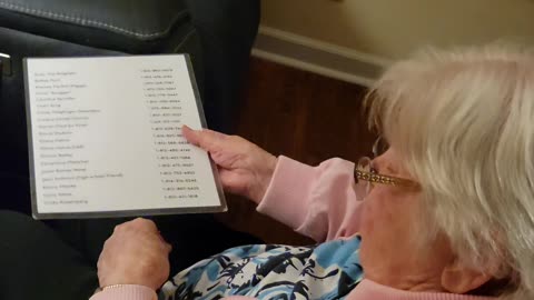 When you're 95 ---Making aDead list #funny #elderly #centenarian