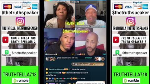 DAREALSUPABIHH & TRINA B ARGUE OVER WHETHER SUPA INVITED HIM TO THE SHOW OR NOT