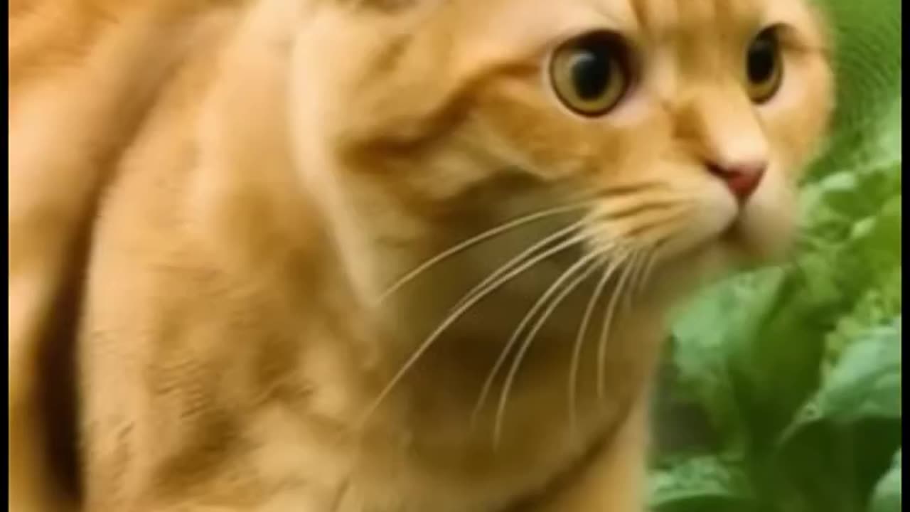 A hard-working kitten