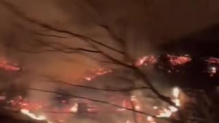 Massive forest fire in Ōfunato of Iwate Prefecture, Japan 🇯🇵