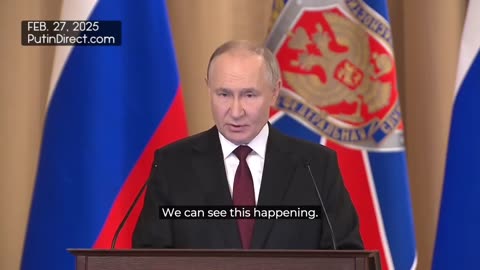 🇷🇺 PUTIN: "Alcune élite occidentali tenteranno di sabotare il riavvicinamento tra ...