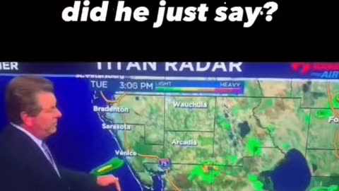 What did he say
