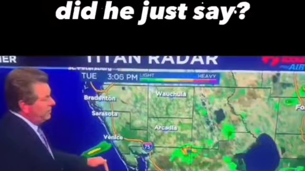 What did he say