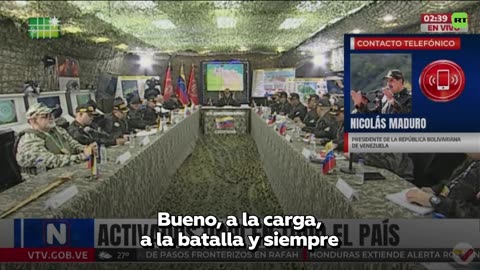 Maduro tras el nuevo despliegue militar: "Venezuela le pertenece a los venezolanos"