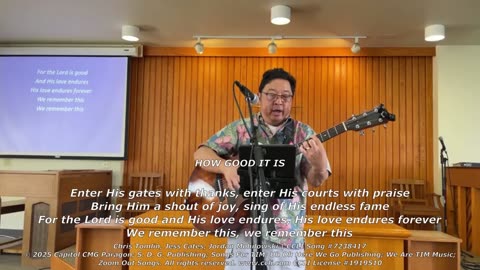 2 Chronicles 20:1-22 - "Giving Thanks: The Way Of God's People"