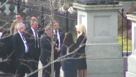 Denmark and Greenland officials arrive at the White House to meet with VP JD Vance