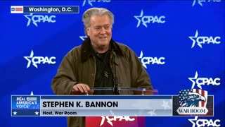 Steve Bannon Takes Kash Patel Confirmation Victory Lap At CPAC