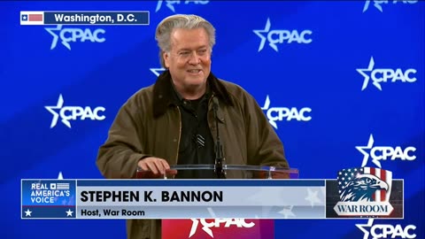 Steve Bannon Takes Kash Patel Confirmation Victory Lap At CPAC