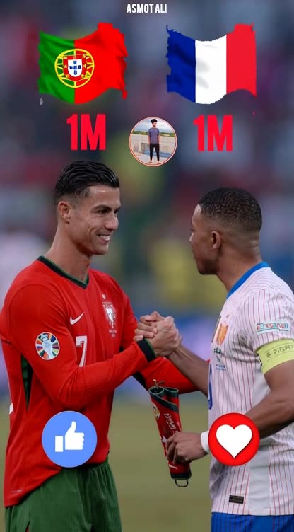 Image compares two men in traditional attire, one with Argentina's flag (1M hearts) and the other