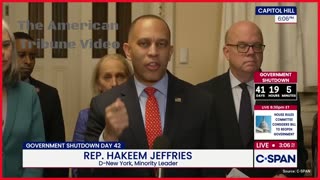 Hakeem Jeffries Makes Desperate Move to Extend Obamacare Subsidies as Shutdown Ends