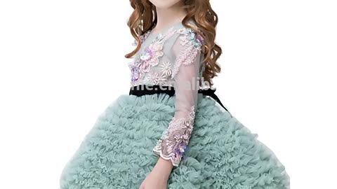 2024 Custom European Style Fancy Kid Summer Baby Tutu Dress Form