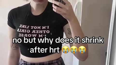 She is coming here a goth tgirl