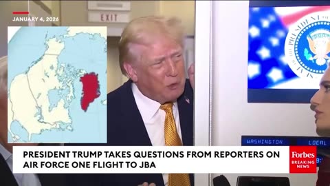 Trump talks about his plans of taking Greenland by force