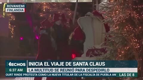 ¡Santa Claus ya está en camino! ✨🎅 | Ha iniciado el viaje de Santa Claus desde el Polo Norte