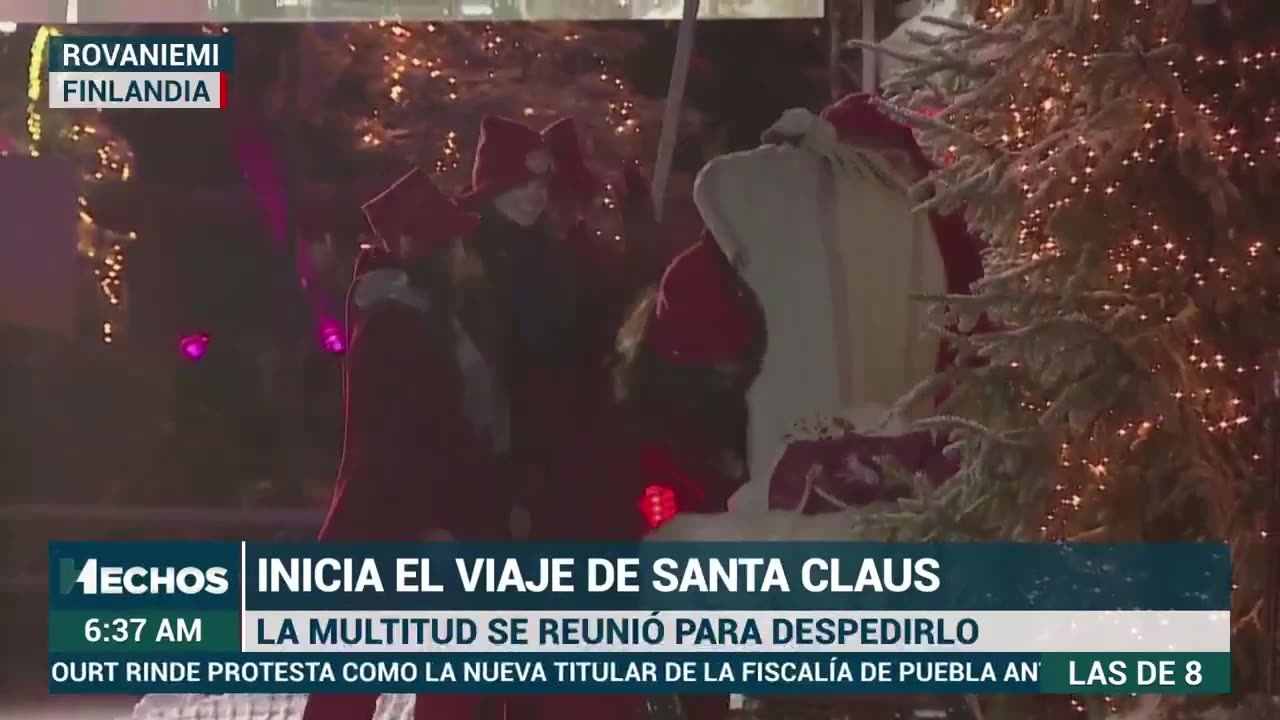 ¡Santa Claus ya está en camino! ✨🎅 | Ha iniciado el viaje de Santa Claus desde el Polo Norte