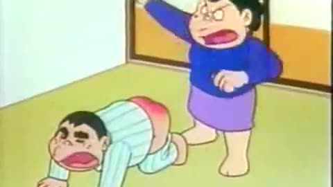 Jungle Kurobe 1 F/m ep 14 spanking scene #2
