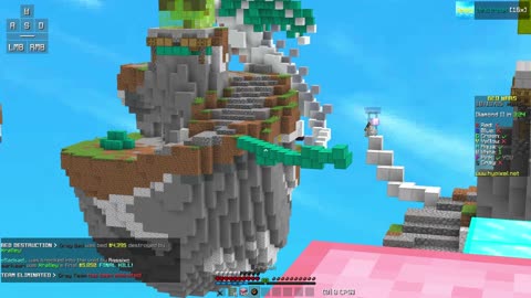 (GodBridging) Satisfying Bedwars ASMR Keyboard & Mouse Sounds | Hypixel Bedwars