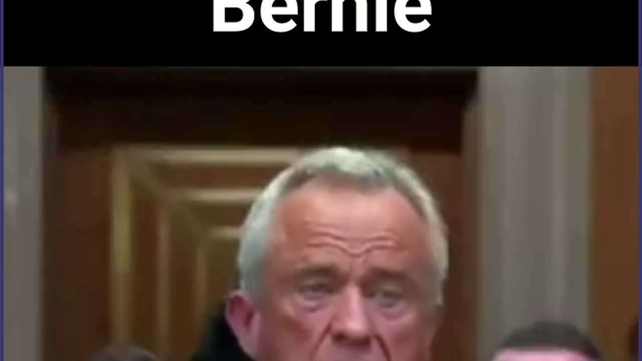 RFK Jr Confronts Bernie