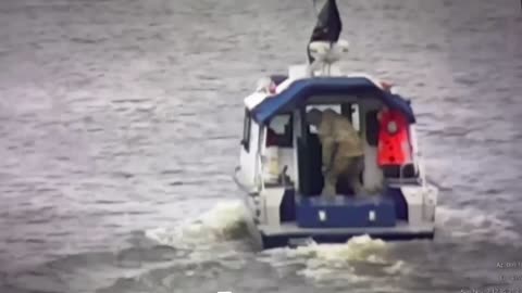 Russian Patrol Boats Fly Wagner Flags Along Border with Estonia