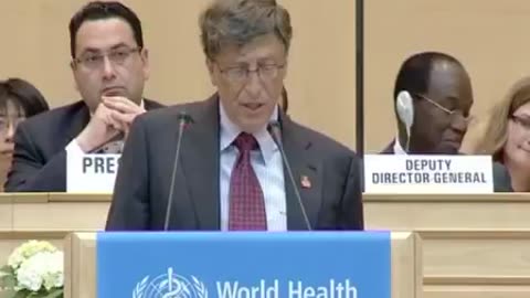 In 2011, Bill Gates told the WHO that all 193 member states "must make vaccines...