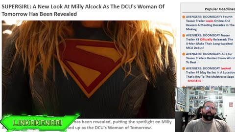 New Look At Milly Alcock As Supergirl