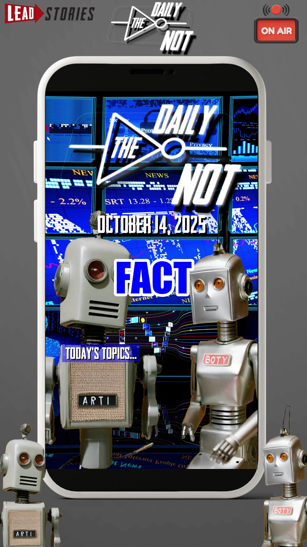 The Daily NOT - A show about what didnt happen today. Episode 556.