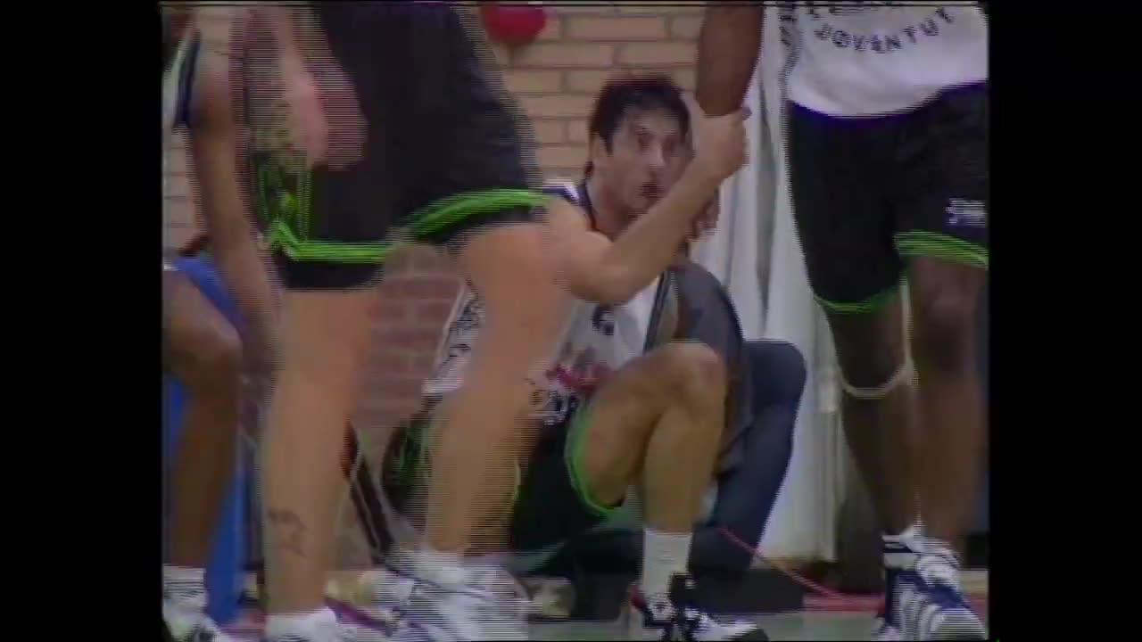 "Cáceres C.B. vs Festina Joventut" Liga ACB 1996/97 (21 de Septiembre, 1996) Jornada n°5