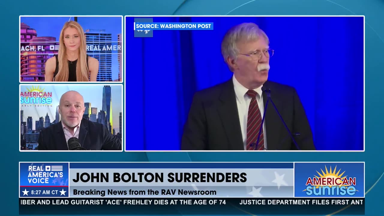 JOHN BOLTON SURRENDERS
