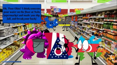 Dark Heart Bowser Pours Water on the Floor at Asda Supermarket/Grounded
