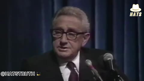 Klaus Schwab Mentor Henry Kissinger (1992) New World May Have to Be Forced on Mankind by a series of catastrophes."