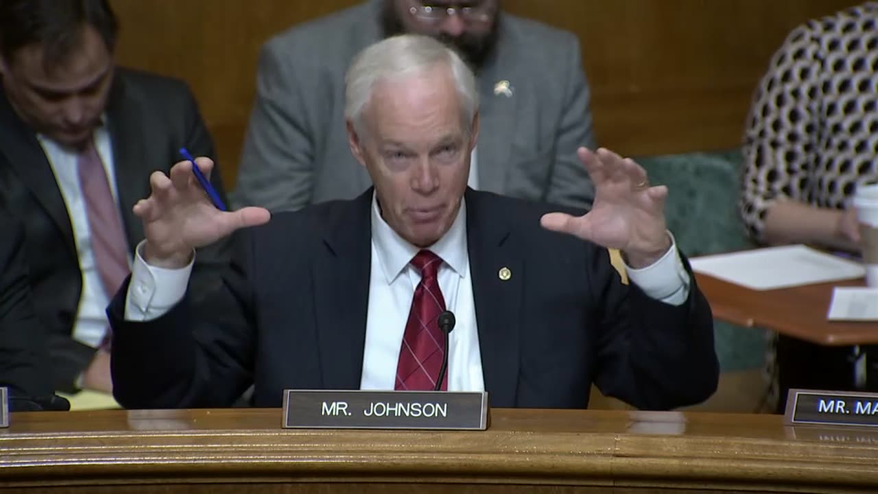 Senator Ron Johnson in Budget Hearing for OMB Nominee Russ Vought 1.22.25