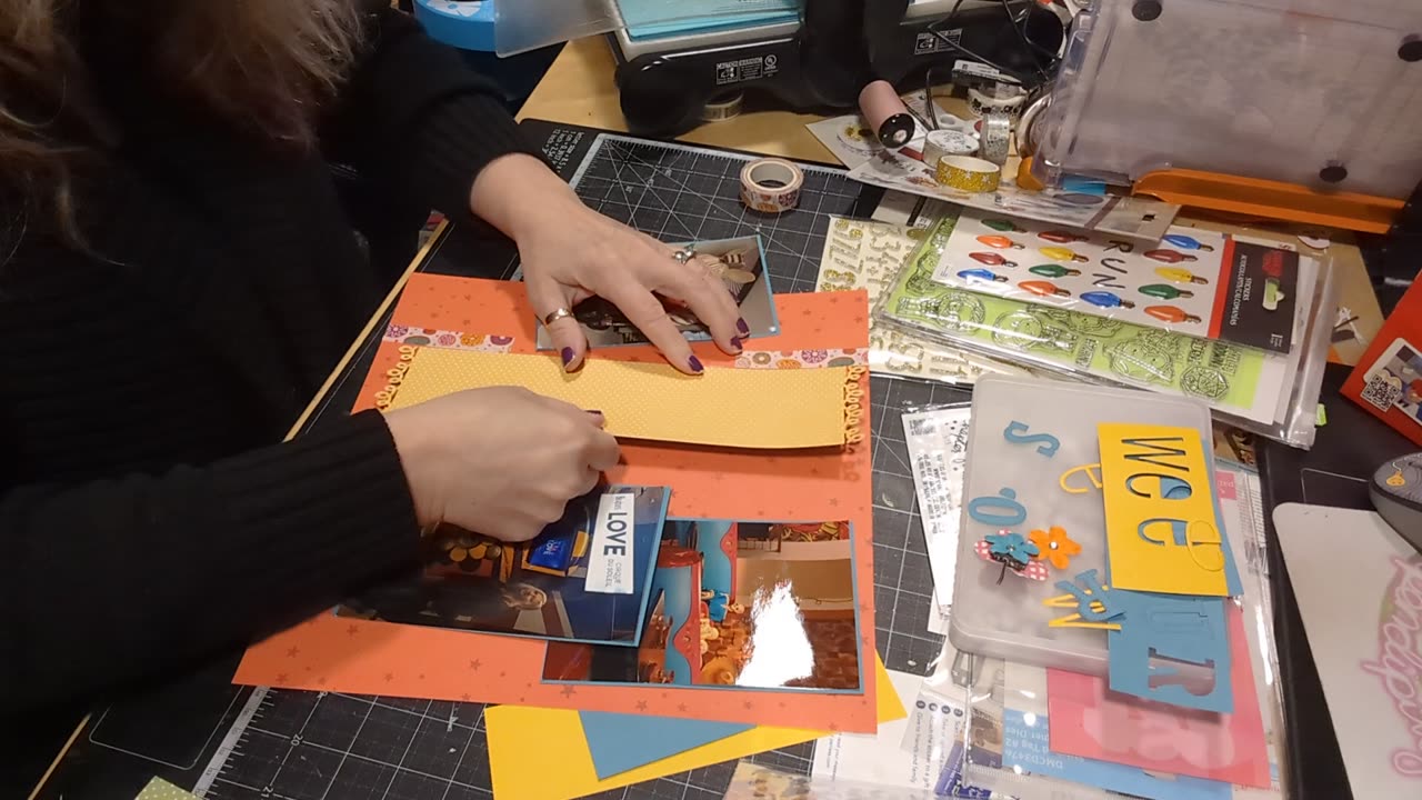 Scrapbook Layout of Vegas