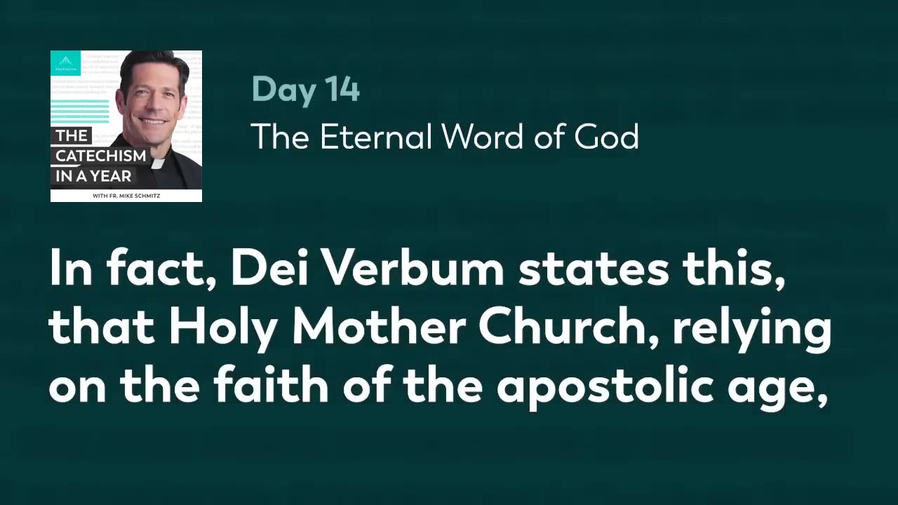 The Catechism of The Catholic Church In One Year | Day 14