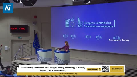 EC Midday Briefing: SAFE Defence, Gaza, Russia Assets & Eurozone Q&A | Amaravati Today