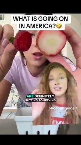 BRITISH WOMAN NOTICED SOMETHING ODD 🍓 ABOUT AMERICAN STRAWBERRIES