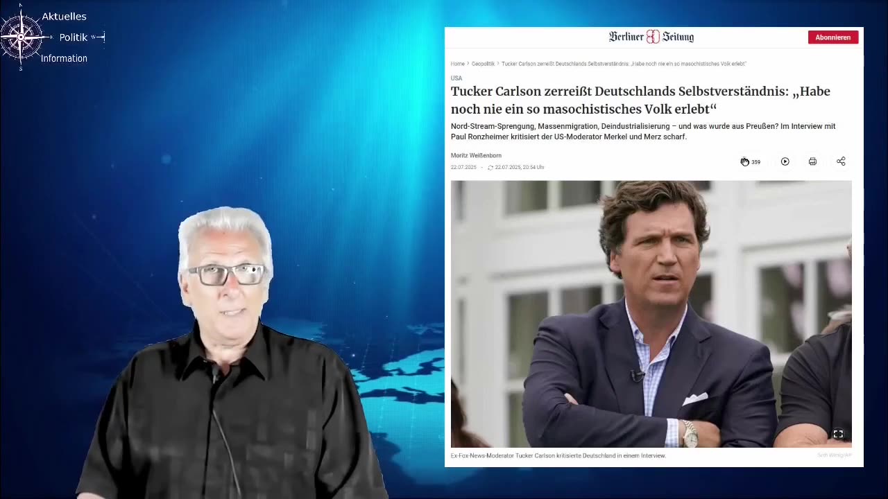 Trucker Carlson fragt was ist mit Preußen ❓😳😍🥰