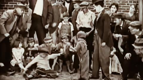 Charliechaplin trained his child for fight