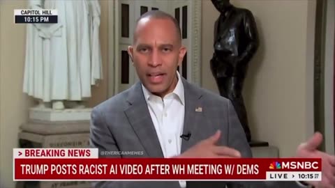 Trump doubles down on mocking Hakeem Jeffries with sombrero