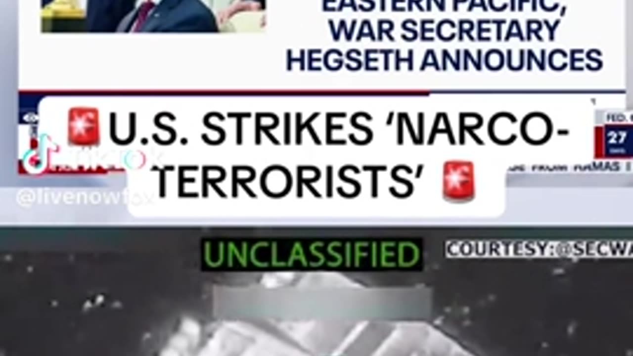 US strikes narco-terrorists