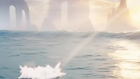 Avatar-Inspired Blue Eagles | Leader Eagle vs Glowing Shark in 4K Cinematic Fantasy