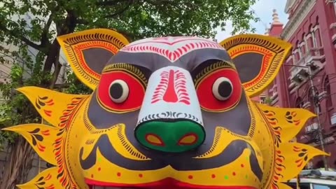 ✨🎨 Creating the Spectacle: Kolkata Durga Puja Art! | FeedMyCuriosity