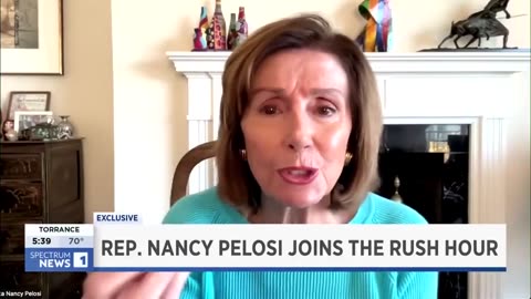 Nancy Pelosi loses it talking about President Trump
