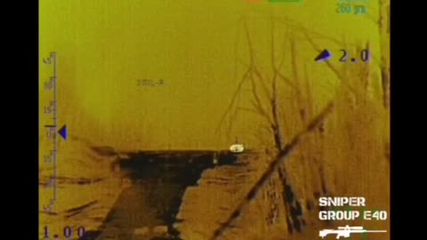 Ukrainian Sniper Doing Work from 1100m
