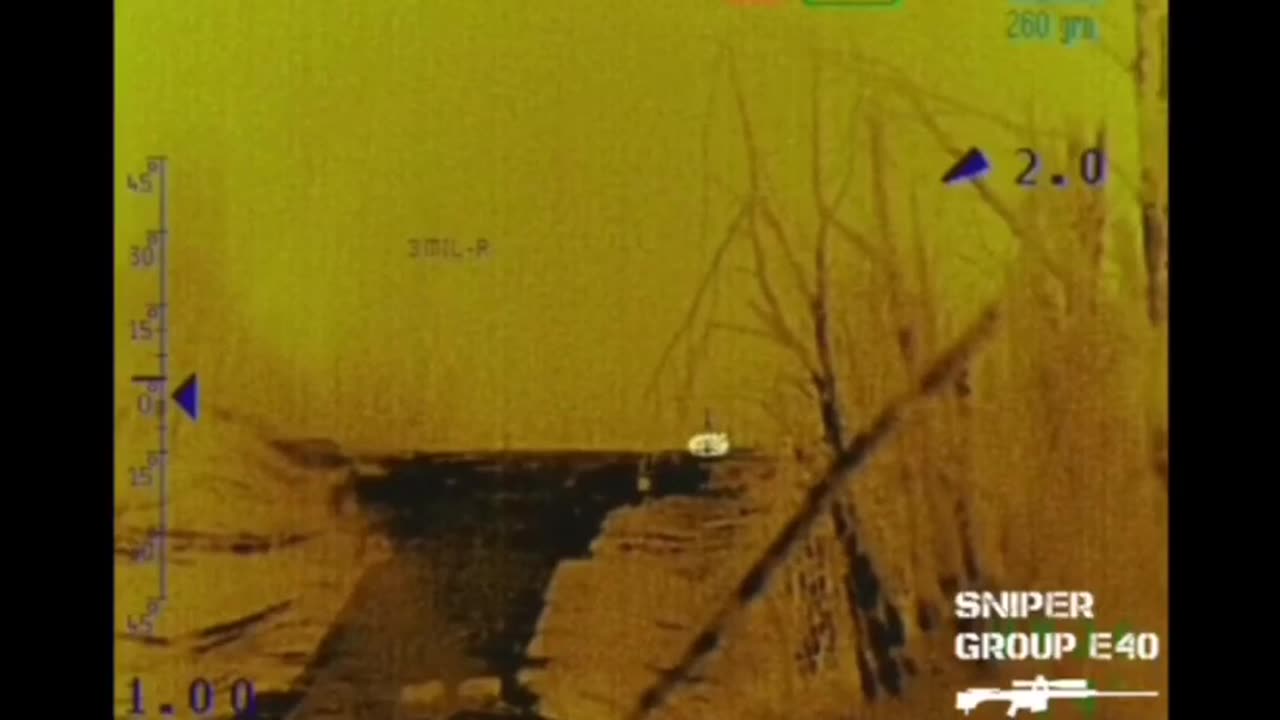 Ukrainian Sniper Doing Work from 1100m