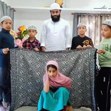 Muslim men & boys teach daughters & sisters correct way to use toilet