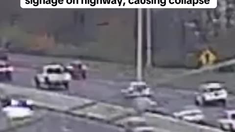 Last week, a dump truck hit overhead signs on I-70 in Columbus, bringing the structure crashing