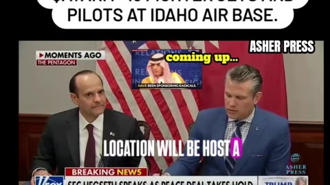 Pentagon agrees to host Qatari F-15 fighter jets and pilots at Idaho air base.